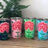 *set of enamelware tumblers from kashmir