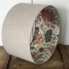 *neutral lampshade with indian maharaja elephant and tiger lining
