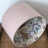 *blush pink lampshade with lust home clawdia tiger lining