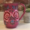*bright pink enamelware jug