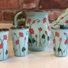 *pale mint green jug and tumbler set from Kashmir